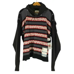 メゾンミハラヤスヒロ Maison MIHARA YASUHIRO removable knit hoodie メンズ JPN：46 のサムネイル