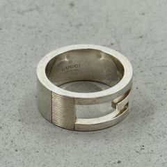 GUCCI グッチ 指輪 リング ロゴ シルバー SV925 ＃11 - メルカリ