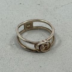 GUCCI インターロッキングG リング SV925 2点セット 箱付き - メルカリ