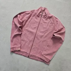 90 낫소 レディース ルーズフィット ハイネック ジップアップ 0402Y