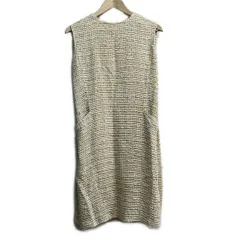 CELFORD(セルフォード) ワンピース サイズ36 S レディース美品  - アイボリー×ベージュ×マルチ ノースリーブ/ミニ