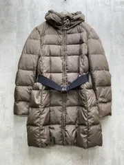 ZARA basic ザラ ベーシック ダウン コート sizeUSA M/ブラウン ◆■◎レディース