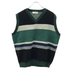 TTT_MSW ティー 22AW Border Knit Vest ボーダーニットベスト TTT-2022AW-KT02 ミックス Lのサムネイル