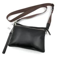 タケオキクチ 2WAY ショルダーバッグ クラッチ レザー 黒 ブラック タグ付