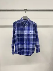 (5Y) ポロラルフローレン キッズ リバーシブル 両面 CHECK シャツ 長袖 ロングスリーブ