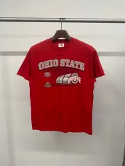メンズ NIKE 00s Ohio State Buckeyes アメリカンフットボール 半袖Tシャツ