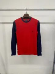 (S) メンズ ポロ ラルフローレン ワッフル ロングスリーブ Tシャツ