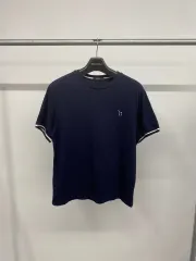 (100) メンズ ヘジス コットン Tシャツ ショートスリーブ 半袖