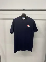 (L) ユニセックス Champion チャンピオン 刺繍 ビックロゴ 半袖Tシャツ ショートスリーブ 半袖