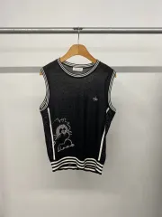 (90) レディース 핑 ゴルフ 夏 レイヤード ノースリーブカットソー スリーブレス