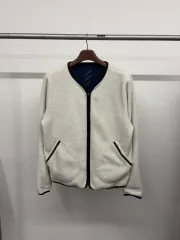 (100) メンズ アディダス リバーシブル ボア フリース ジップアップ ジャケット