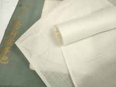 本麻】反物 立体紋紗 透け 白 オフホワイト - メルカリ