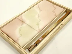 平和屋本店●和装小物　帯締め・帯揚げセット　高麗組　金糸　暈し　逸品　未使用品あり　AABI2273ay 平和屋本店○和装小物 帯締め・帯揚げセット 高麗組 霞文 金糸 暈し
