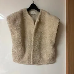 ボア フェイクファー シープスキン オーバーサイズ ハイクオリティ オーバーサイズ 덤블 ベスト ベスト