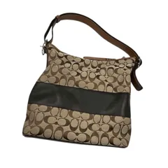 COACH コーチ ショルダーバッグ 6072 シグネチャー キャンバス レザー