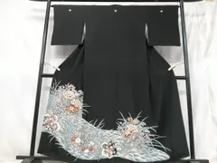 平和屋着物▽豪華黒留袖　単衣　作家物　御門臨幸　平安人物風景文　暈し染め　金彩　やまと誂製　正絹　逸品　BAAW2651yc 2026年最新】平和屋 黒留袖の人気アイテム - メルカリ