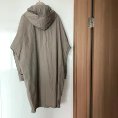 シャカシャカ素材 オーバーサイズ WHO マウンテンパーカー アウター ジャケット トレンチ ファー フィット オーバーサイズ