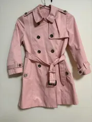 ダックス キッズ 女の子 トレンチコート ピンク DAKS 130 9y