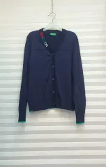 ベネトン> 25ss ネイビー カーディガン