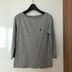 ポロラルフローレン Tシャツ オールドマネールック ラウンド グレー インナー 通勤ルック オールドマネールック