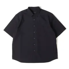 SOPHNET ソフネット シャツ ネイビー 紺 サイズ:M | 24SS ストレッチ サマートロピカルウール ショートスリーブ シャツ (SUMMER STRETCH WOOL S/S SHIRT) | トップス カジュアルシャツ 半袖【メンズ】【中古】のサムネイル