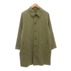 セカンドスタイル second style タグ付き ステンカラーコート S ライナー付 ロング丈 カーキ /AE