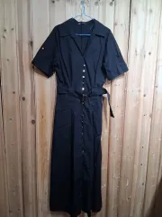 ザラ ZARA ブラック ロング ONE PIECE (170/88A)