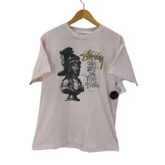ステューシー Stussy 90S 紺タグ USA製 Remixed classics Fierce Stuff For Young Moderns プリント Tシャツ メンズ import：L 