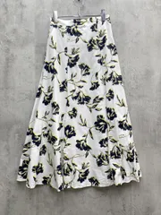 JAYRO ジャイロ 花柄 ロング フレア スカート sizeM/白 ■◇レディース