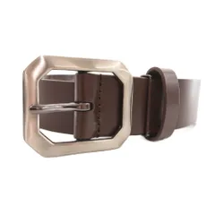 エドウィン EDWIN ベルト オクタゴンバックル レザー 茶 ブラウン /JS