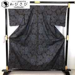 袋帯 折り鶴 横段模様 染分け 金糸 碧色 ガード加工 O-6105 - メルカリ