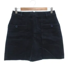 キャロウェイ CALLAWAY 23AW ストレッチモールスキンスカート ゴルフウェア ミニ ロゴ刺繍 M 紺 ネイビー /GV