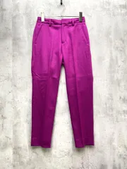 UNITED ARROWS ユナイテッドアローズ 日本製 サキソニー スリム パンツ テーパード クロップド パンツ size34/紫 ■◇レディース