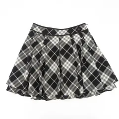 BURBERRY BLUE LABEL  ミニスカート BURBERRY BLUE LABEL　ミニスカート プリーツ 36 ブラック　ノバチェック　FXF62-878-09