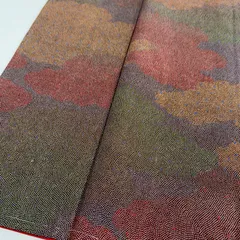 小紋 鮫小紋の地紋に雲取り 正絹 着物 MK-5981