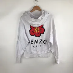 KENZO Boke Flower スウェットパーカー メンズ S ホワイト 3362202604010018