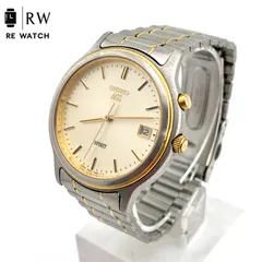 【ジャンク】SEIKO AGS SPIRIT 5M22-7A40 腕時計 シルバー