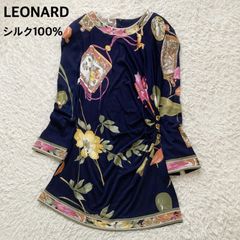 レオナール タートルネック ロングTシャツ インナー 派手柄 - メルカリ