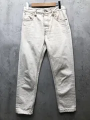 BLACK BY MOUSSY ブラックバイマウジー テーパード デニムパンツ size23/アイボリー ■◇レディース