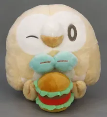 【中古】ぬいぐるみ モクロー ぬいぐるみ 「一番くじ ポケピース ～“PEACE”なダイナーへようこそ～」 C賞