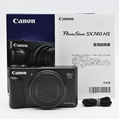 Canon PowerShot SX740 HS ブラック 更にバッテリー２個 Canon PowerShot SX740 HS ブラック 更にバッテリー2個 - メルカリ