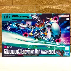 未開封　※外箱凹みあり※　BANDAI SPIRITS (バンダイ スピリッツ)  HG GQuuuuuuX (エンディミオン・ユニット覚醒時)  1/144スケール　プラスチック製　色分け済みプラモデル