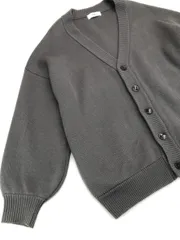 Loose ルース ボリュームスリーブオーバーニット カーディガン sizeL/グレー ◆■レディース