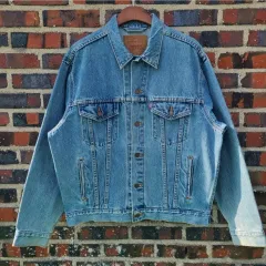 (XL XXL) 90s USA リーバイス ヴィンテージ デニムトラッカージャケット 70507