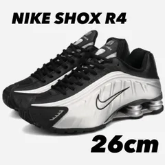 NIKE SHOX R4 ナイキ ショックス R4 METALLIC SILVER/BLACK/METALLIC SILVER/METALLIC SILVER HQ1988-007 26cm