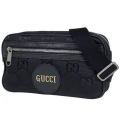 グッチ GUCCI オフ ザ グリッド ベルトバッグ ウエストバッグ ボディバッグ ナイロン ブラック 631341 レディース 【中古】