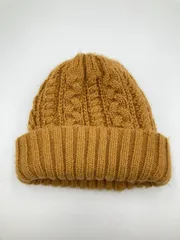 ニットキャップ/ビーニー ブラウン