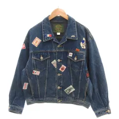 エドウィン EDWIN 80s デニムジャケット Gジャン ワッペン L 