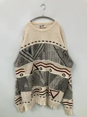LONDON FOG ロンドンフォグ ニット/セーター TALL XXXL アイボリー その他総柄 ミドル丈 長袖 クルーネック(丸首)のサムネイル