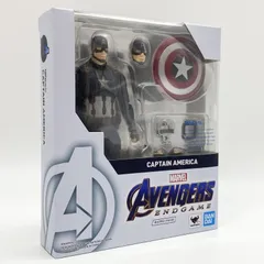 【中古】開封 S.H.Figuarts キャプテン・アメリカ バンダイ アベンジャーズ／エンドゲーム[17]